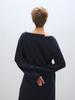 Peullijeupeulojegteu Ashymmetric Maxi Dress, Navy