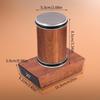 Sandalwood Doublesided Diamond Knife Sharpener With Nonslip Base For Kitchen Use