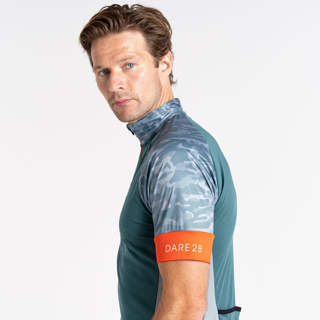 Y7470 Dare2B Stay The Course Iii Men'S Cycling Jersey Xs/S