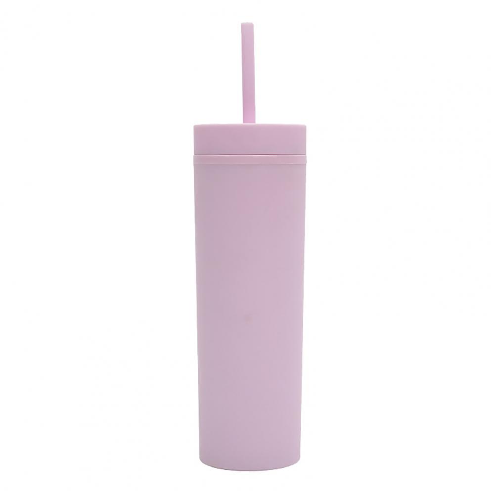 480ML Sippy Cup Leak Proof Wide Mouth 16 Oz Drinking Cup With Straw And Lid Spill Proof Insulated Water Bottle For Gym Travel