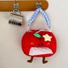 Creative Apples Shaped Fabric Tissue Box Holder Hanging Hook Space Saving Storage Case for Car And Office Environment