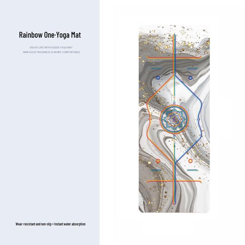 WEZHO Wear-resistant PU Rubber Yoga Fitness Mat