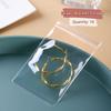 PVC Clear Jewelry -Oxidation Zipper Bag -tarnish Plastic Bags For Rings Earrings