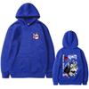 Anime Demon Slayer Cherry Blossom Graphic Hoodie Kamado Nezuko Kamado Tanjirou Pullover Men Women Casual Fleece Hoodies