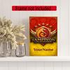 Galatasaray Personalized Name Round Diamond Painting Kit Diamond Embroidery Painting Rhinestones Mosaic Frameless Handwork Decoration Arts