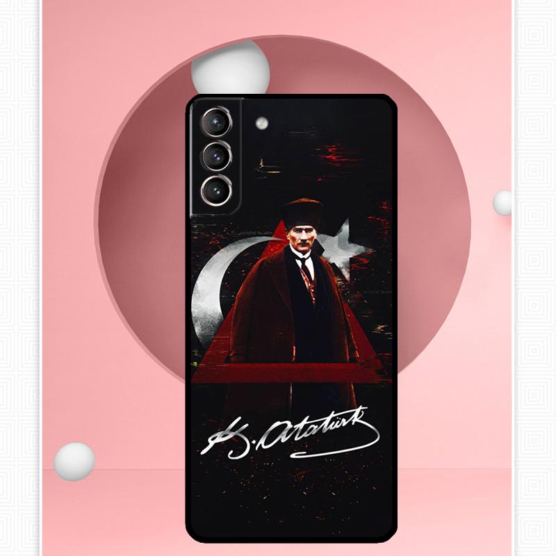 Turkey Mustafa Kemal Ataturk Case For Samsung Galaxy S25 Ultra S20 S21 S22 S23 S24 Plus S9 S10 S24 FE S25 FE Cover Funda