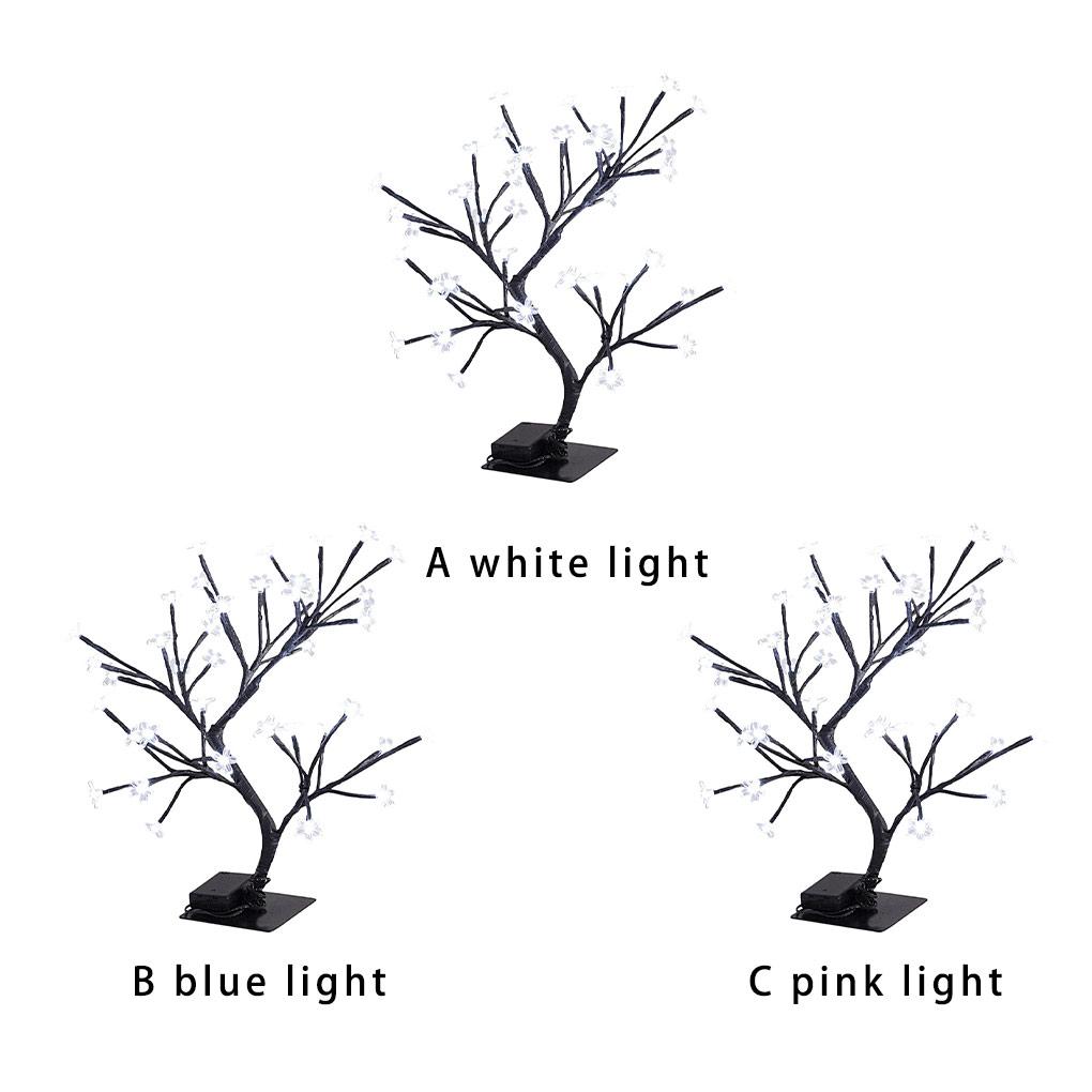  Tree Lamp Exquisite Flower Shaped Lights Home Adorn Household ulation LED Night Light Tabletop Decoration Gift