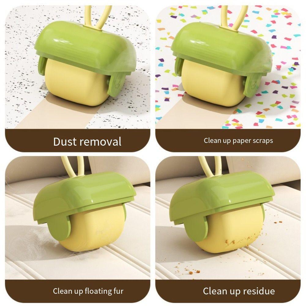 2Pcs Washable Pet Hair Remover Small Plush Lint Roller Ball Clothes Hair Sticky Roller  Household