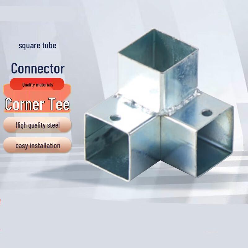 Conector de Tubo Cuadrado Galvanizado