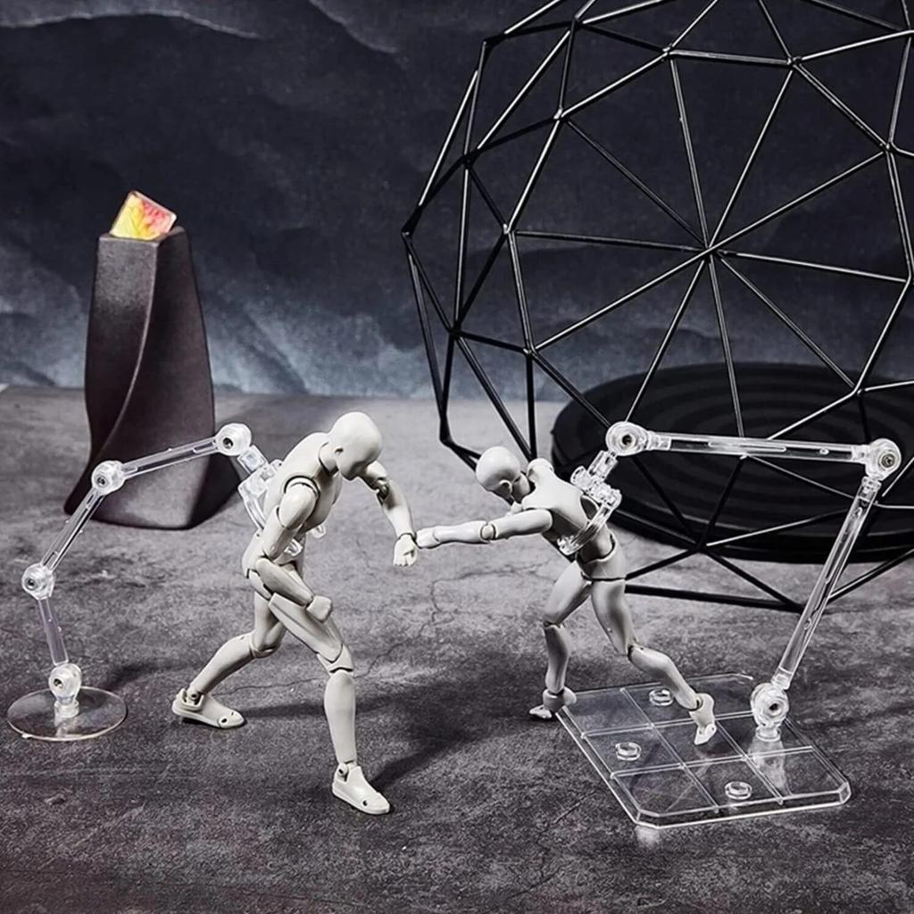 1Set Action Figure Base Suitable Display Stand Bracket Suitable for 6-7 Inch Figure Doll Anime HG1/114/RG Gundam Cinema Game