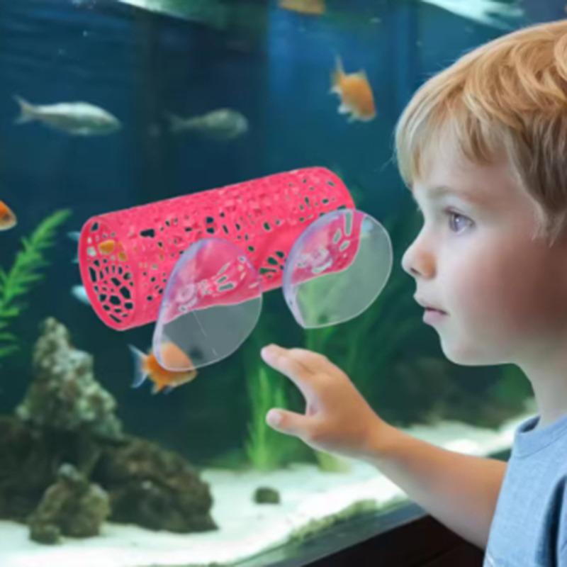 Kampffisch Ruhe-Tunnel Versteck Höhle Aquarium Dekoration Zubehör Fischbehälter Ornament für Kampffisch Unterschlupf