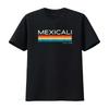 Mexicali Mexico Retro Design Womens T Shirt Black L Vintage Washed Homme Fashion Top For Everyday Wear Designer Clothes