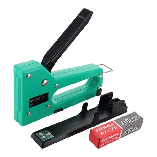 Sankyo Corporation CUSTOM KOBO 2-Way Tacker & Stapler, Convenient for DIY Use, 09-101