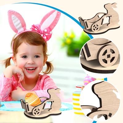 Poussette de lapin de Pâques Cadeau de Pâques
