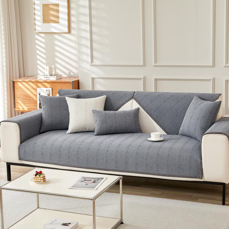 New Sofa Cushion High-End Light Luxury Four-Season Universal Seat Cushion Full Cover Sofa Cover Armrest Back Towel