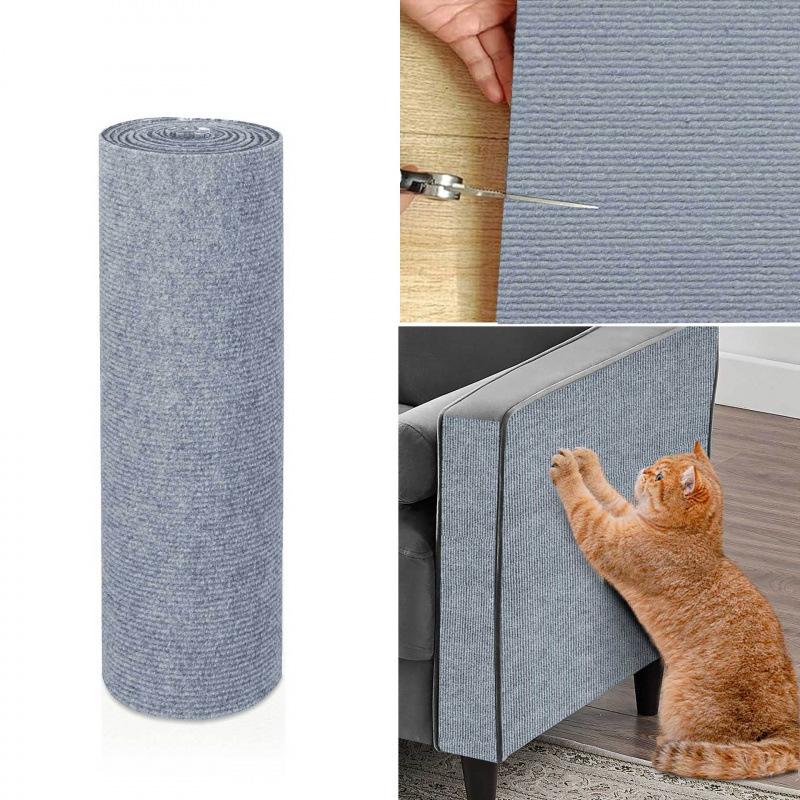 Hot-selling Cat Scratching Pad Teasing Cat Nest Sticker Can Be Cut, Self-adhesive Wear-resistant Furniture, Sofa Wall-attached Cat Scratching Board