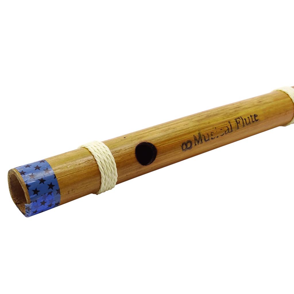 Traditional Handmade Musical Instrument Flute Brown Bansuri Wooden Decor