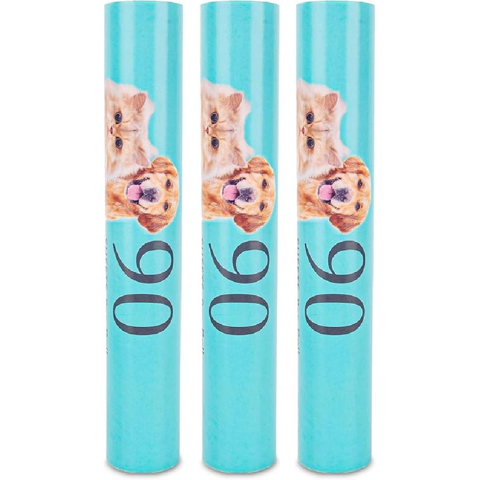 KeFanta Large Lint Rollers for Pet Hair Extra Sticky, 11.8  Wide Giant Lint Roller with 53  Long Handle, Big Pet Hair Sticky Remover for Floor Large Lint Refills (3 Pac