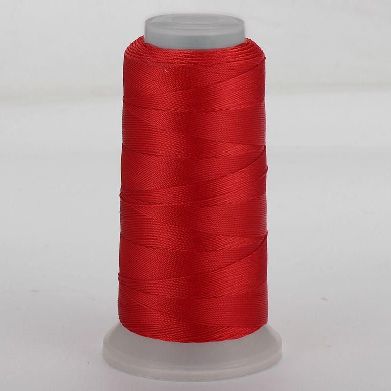 

18 Strands 0.8mm Hand-Knitted Rope Red Rope Red Line Beaded Rope Tassel String Bracelet Wrist Chain DIY Material Thread Red(06#)