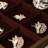 Bo Xin Yun Luxury Rhinestone Unicorn Pearl Brooch: High-End Clothing Accessory & Gift