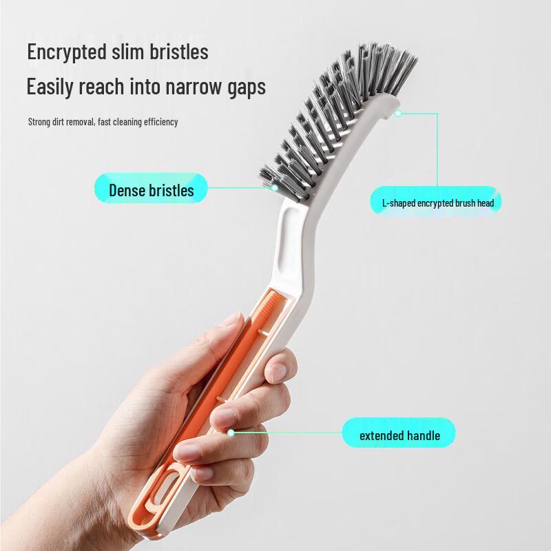 Household Long Handle Gap Cleaning Brush
