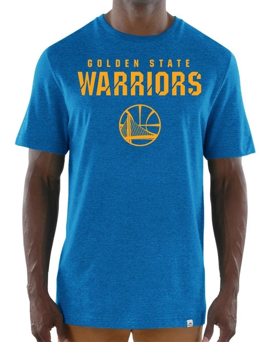 

Golden State Warriors Men s Royal Tri-Blend Hot Picks Short Sleeve T shirt-S L