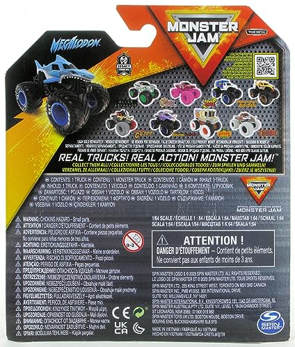 Monster Jam 2023 Spin Master 1:64 Diecast LKW Serie 31 Legacy Truck Megalodon