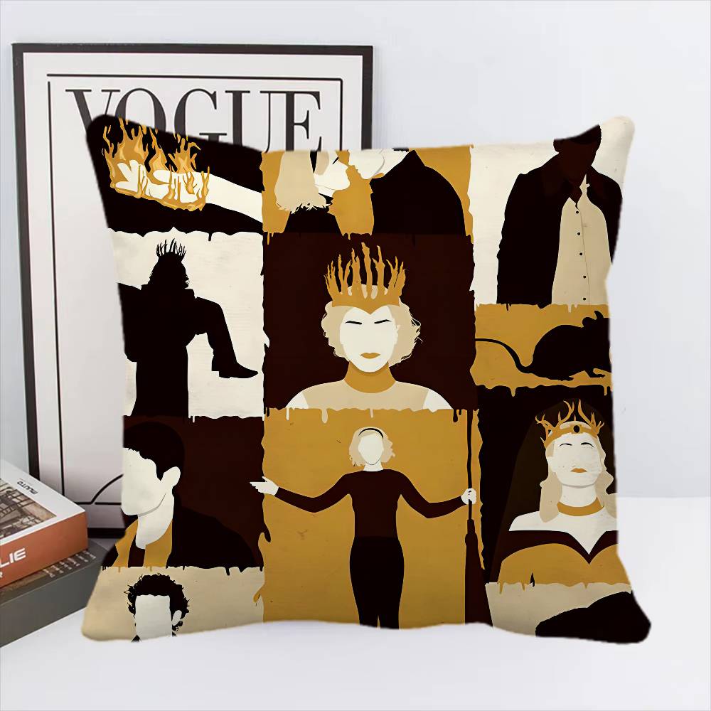 

C-Chilling Adventures Of Sabrina Movie Pillow Case Square Pillow Bedroom Sofa Leisure Comfort Cushion Home Decoration 16x16Inch
