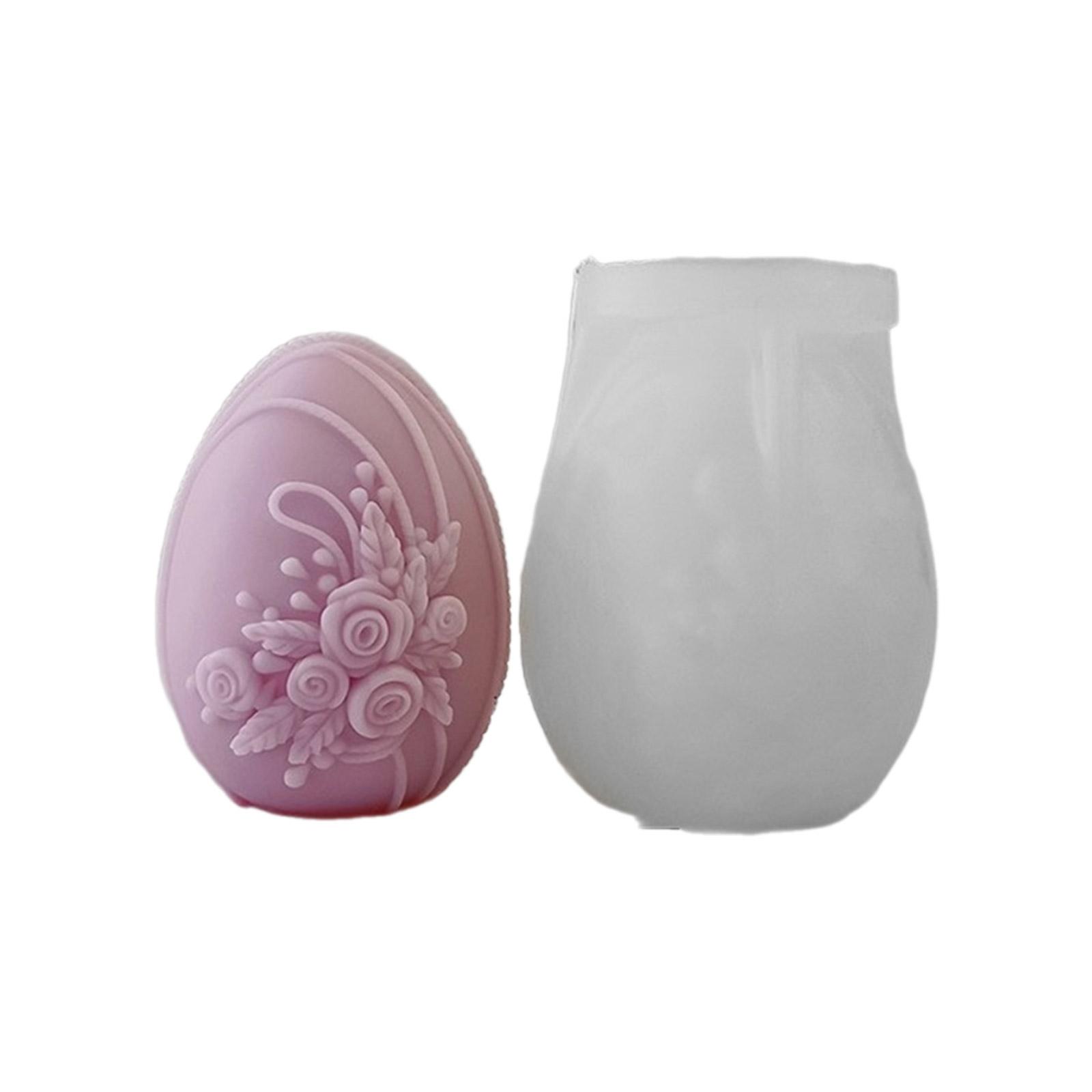 

Силиконовые формы для пасхальных яиц, восковые формы для свечей, форма для литья для ароматерапии, праздничные формы ручной работы, орнамент E