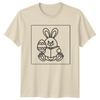Easter Bunny Reading Egg Holidays Unisexs TShirt Unisexs Tee Graphic Top