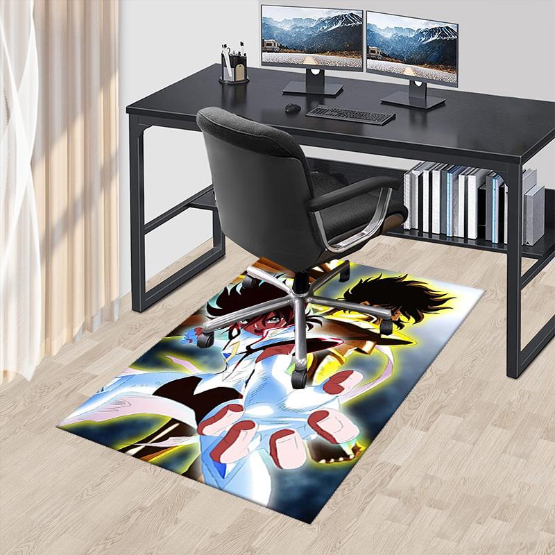 

1pc Cowboy Bebop Spike Spiegel Anime Cartoon Design Office Chair Mat Non-Slip Carpet for Home Decor, Suitable for All Seasons.T013 60cm by 90cm