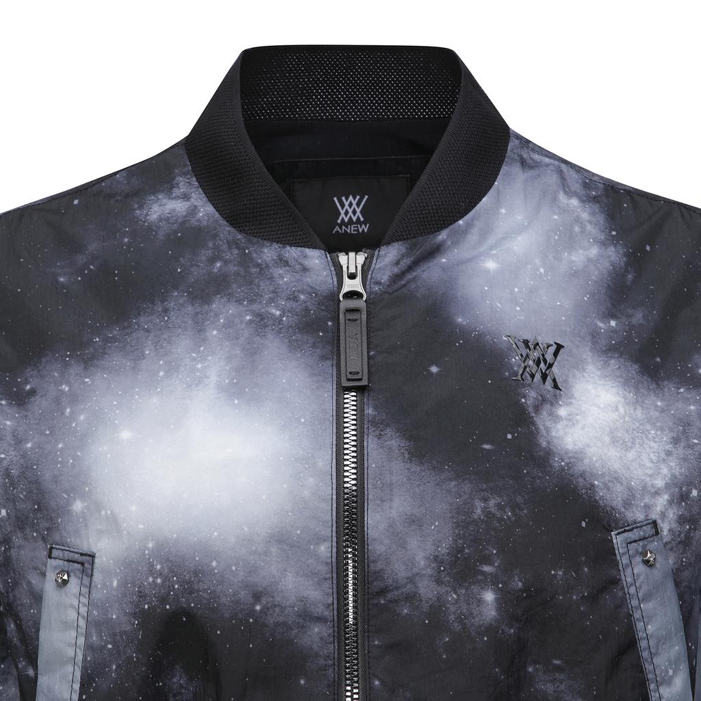 Anew Golf Women Sp Galaxy Pattern Hoody Jacket_Bk
