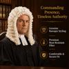 Fancy Dress Baroque Judges Wig Curly Hairpiece Judge'S Hat Prop Dress Up Nobles Cosplay Wig  Unisex
