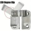 1pc flip door lock, sliding bolt lock, safety door lock, barn cabinet, pet cage, garden, bathroom, garage, window sliding