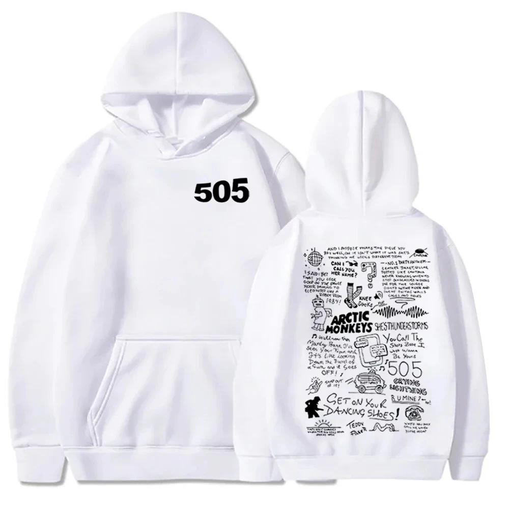 505 Hettegenser Arctic Monkeys Musikk Hettegenser Arctic Monkeys Merchandise Gave til Arctic Monkeys Topper Streetwear Unisex