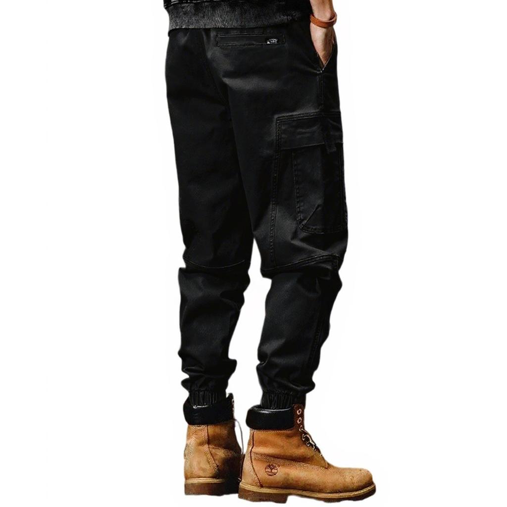 Men's  Leisure  Loose  Straight Cylinder  Big Size  Wide Legs  Workwear  Trousers