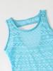 2026 Stylish Women's Swimwear Lace Mesh Tankini Bikini Set (3-Piece)