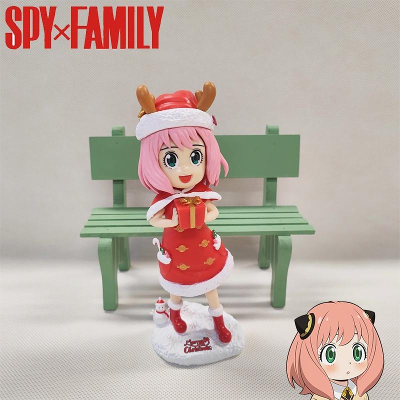 Spy×family Anya Forger Figure Model Anime Doll Kids Gift Xmas Dress Up