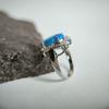 Серебряное кольцо с опалом 2.813ct, вес изделия 5,01 гр (2190479)