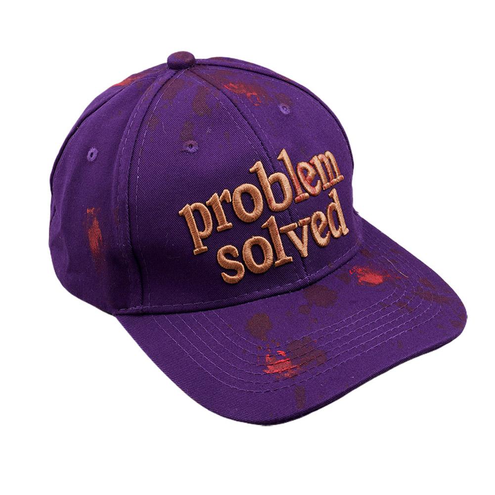 Baseball Hat Dark Blood Stain Print 3D Embroidery Problem Solved Unisex Sun Protection Baseball Hat Halloween Party Baseball Cap