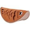 Funny Fish Shape Leaking Food Toy Bite-resistant Sniffing Puzzle Doll Tooth Cleaning Molar Toys For