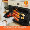 Baking Tray Oil Frying Baking Pan Stainless Steel Non-stick Chips Basket Baking Dish Grill Mesh Square Frying Colander