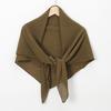 New hot-selling chiffon crumpled square scarf, solid color fashionable pleated shawl bag head multi-purpose yarn scarf