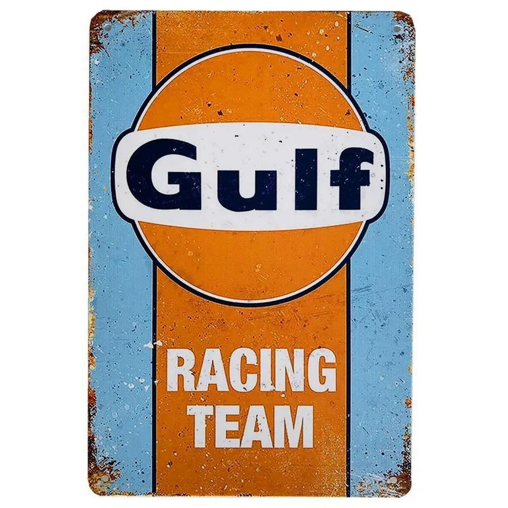 Motor Oil Gas Metal Signs Esso STP Wall Art Poster Plaque Vintage Iron Painting Decoration for Man Cave Cafe Garage Club Bar