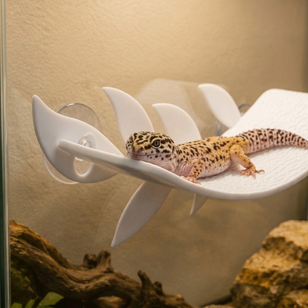 Simulated Leaves Lizard Habitat Leaf Leaf Shape Climbing Rest for Amphibian Terrarium