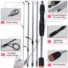 Spinning Rod 5 Sections Portable Fishing Rod Super Hard Fishing Rod Carbon Lightweight Lure Rod