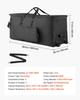 Electronic Drum Kit Bag, 600D, Padded Drum Bag with Wheels, Large 920 x 420 x 410 mm Interior, Lightweight Travel Case with Detachable Dividers, and