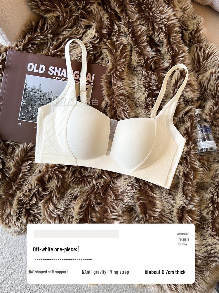2024 Summer Seamless Lift Bra for Women - Small Chest, Side Support, Sexy Thin Design