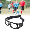 Gogle Sportowe Regulowany Design Zakrzywiona Rama Wytrzymały Materiał PC Ochronne Okulary do Koszykówki dla Dzieci