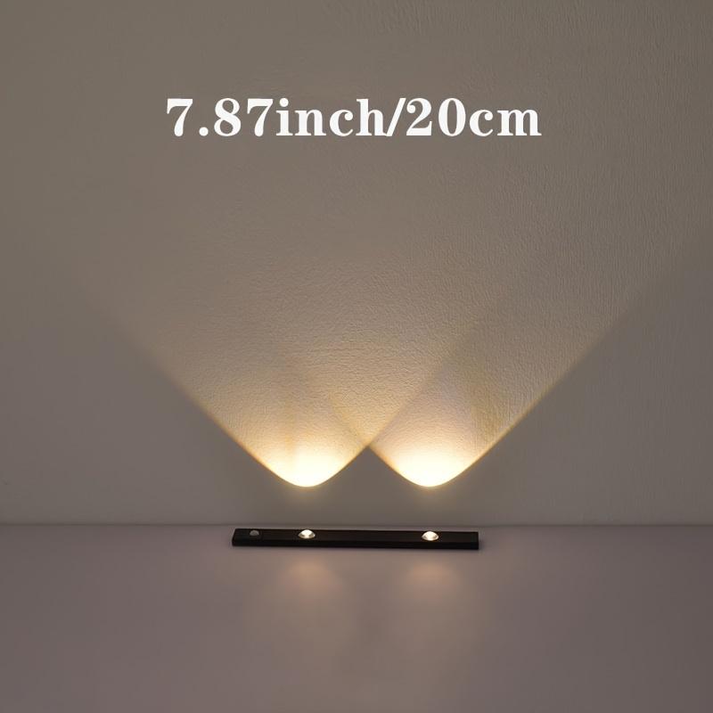 Motion-Activated LED Cabinet Light - Ultra Thin, Wireless, USB Rechargeable, Dimmable with Tricolor Settings for Kitchen, Bedroom, and Wardrobe
